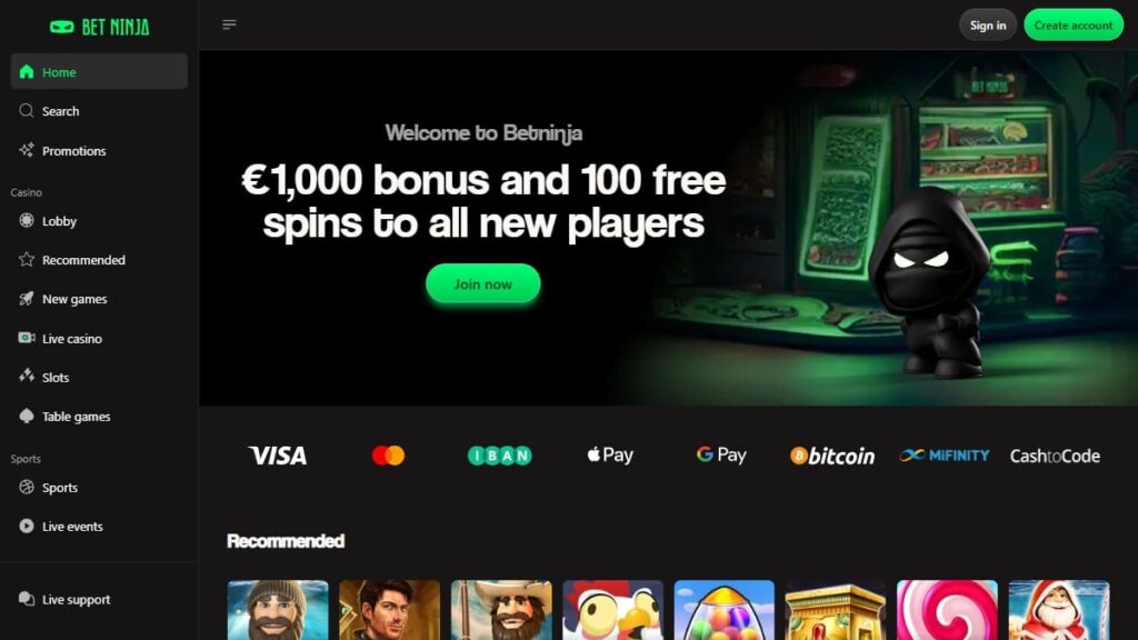 homepage van betninja bookmaker voor wk